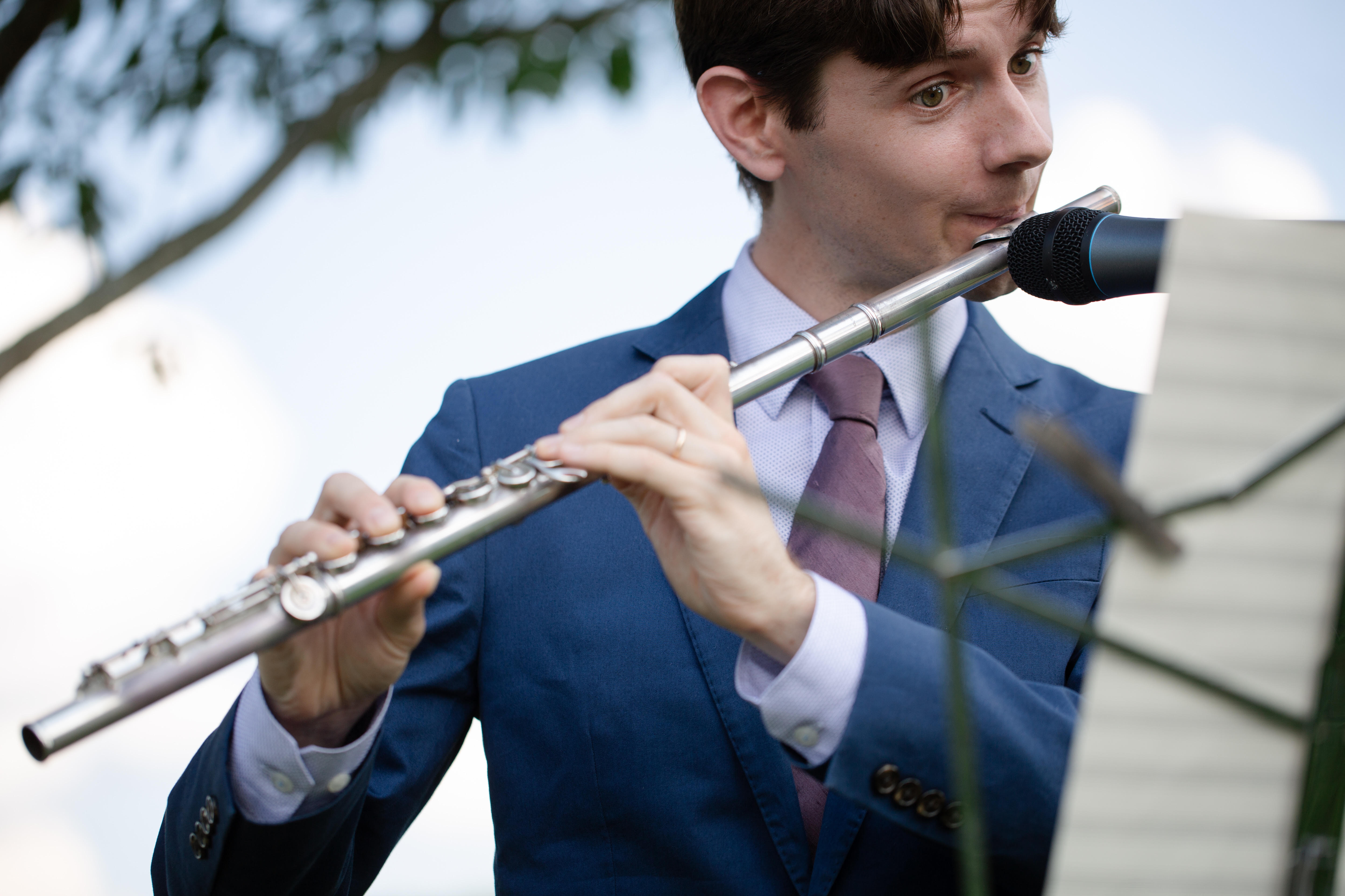 Josh Playing Flute